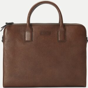 Hugo Boss Traveller læder taske til mænd (Brun)